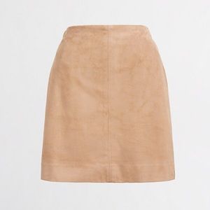 J. Crew Suede Pencil Skirt